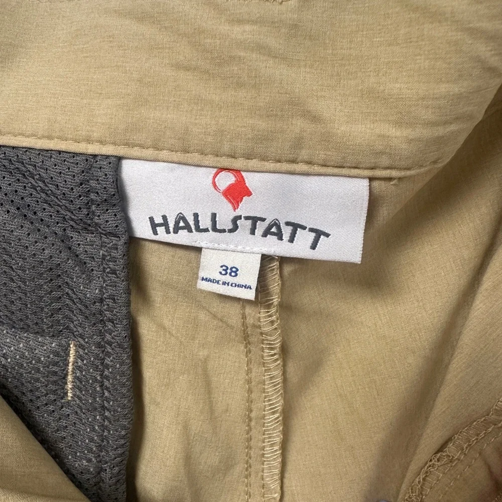 Hallstatt Mens Khaki Performance Shorts Size 38 10